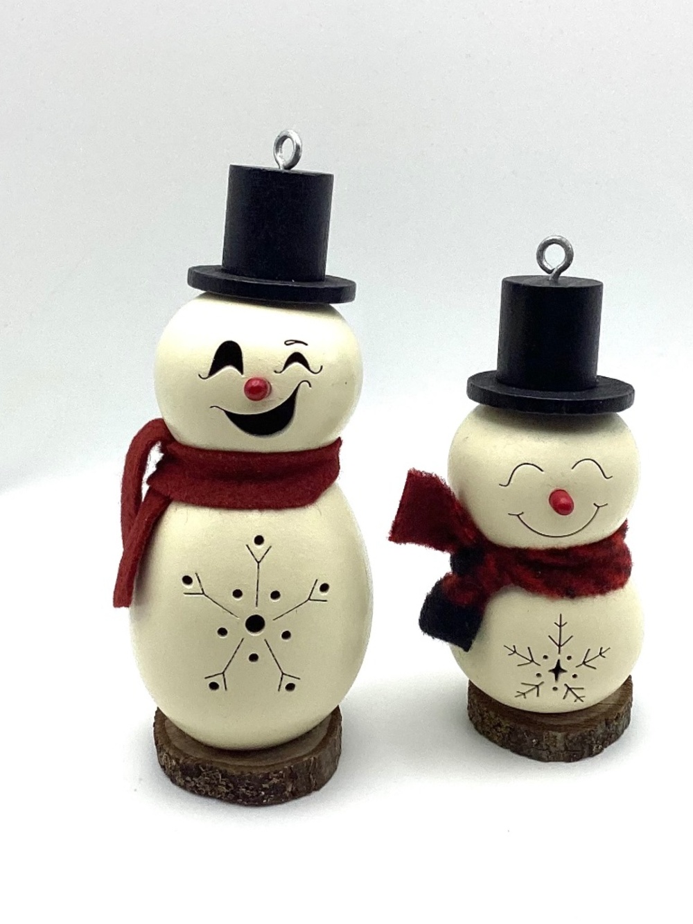 Blizzard & Flake Snowmen 2Pc Set - NWT